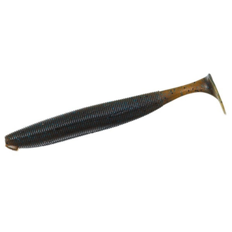 Daiwa Steez Sterling Shad 3.3 inch Dark Cinnamon Blue Flake