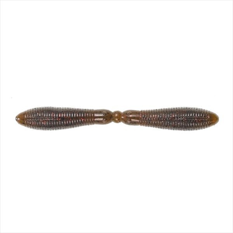 Tiemco Worm Loco ism Creepy Egg 45T #106 Dark BR/BK&RE.FL
