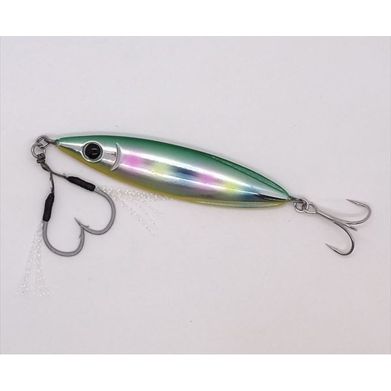 Zeake Metal jig Z Bit 40g Appeal UV Color RS110 23 Aluminum Lime Candy