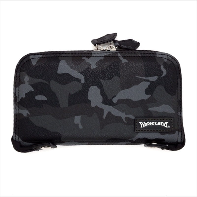 Waterland Lure Case WL/PU Spoon Wallet M Black Camo