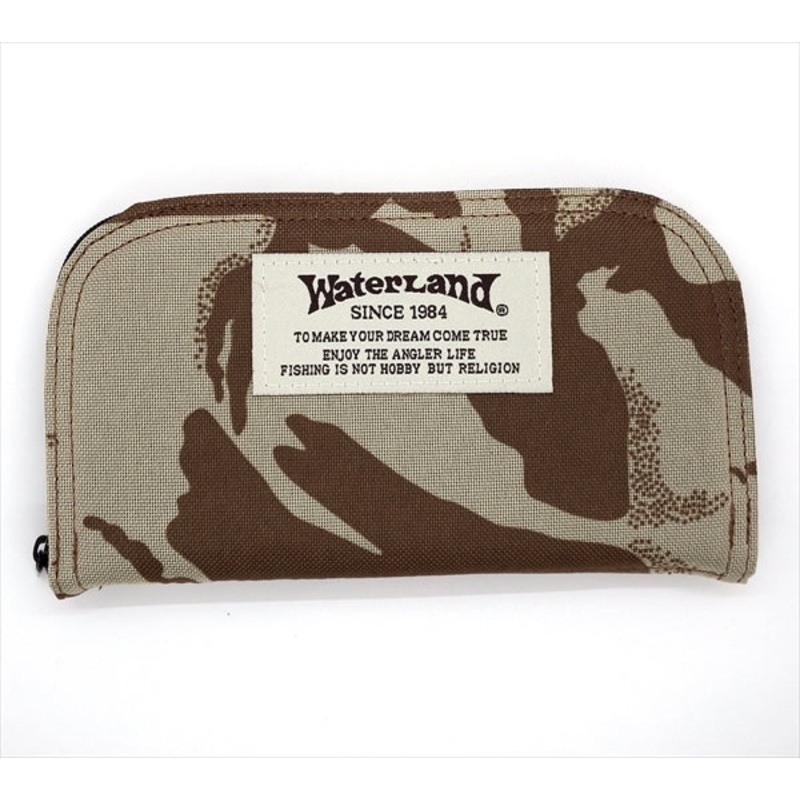 Waterland Lure Case WL/Spoon Wallet L Beige Brown Camo